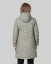 Women Down Coat Green Dust záda Women Down Coat Green Dust záda