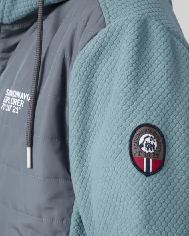 Fleece Jacket Hybrid detail