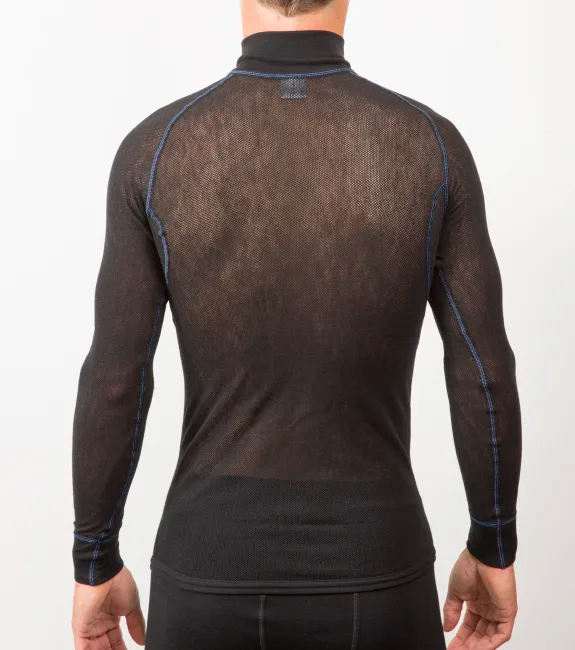 BRYNJE Wool Thermo light Zip-polo