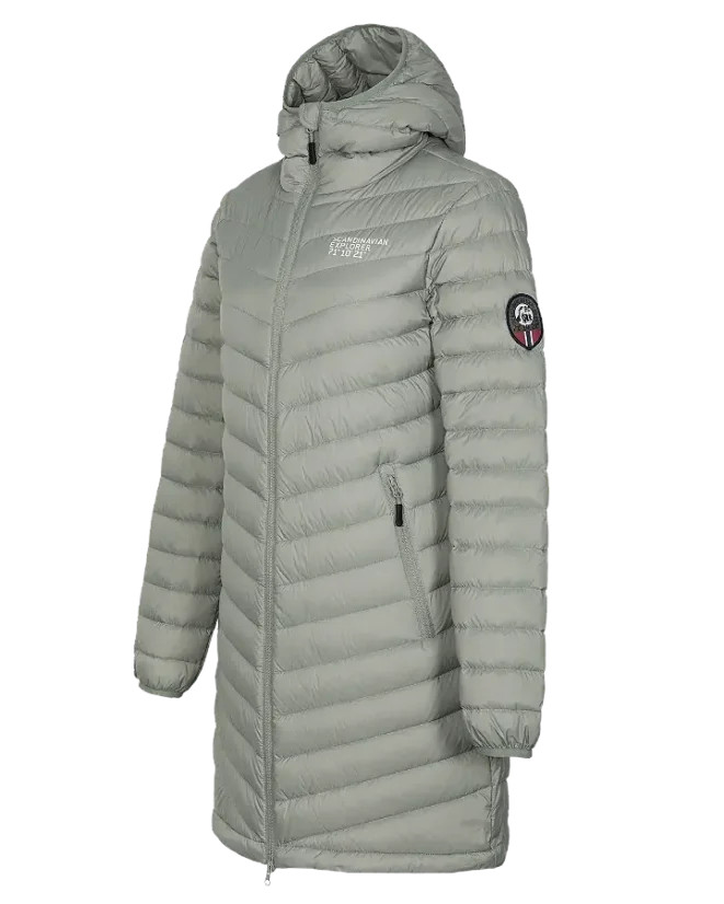 Women Down Coat Green Dust produkt