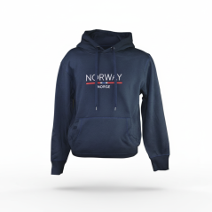 Mikina Norway s kapucí a vlajkou