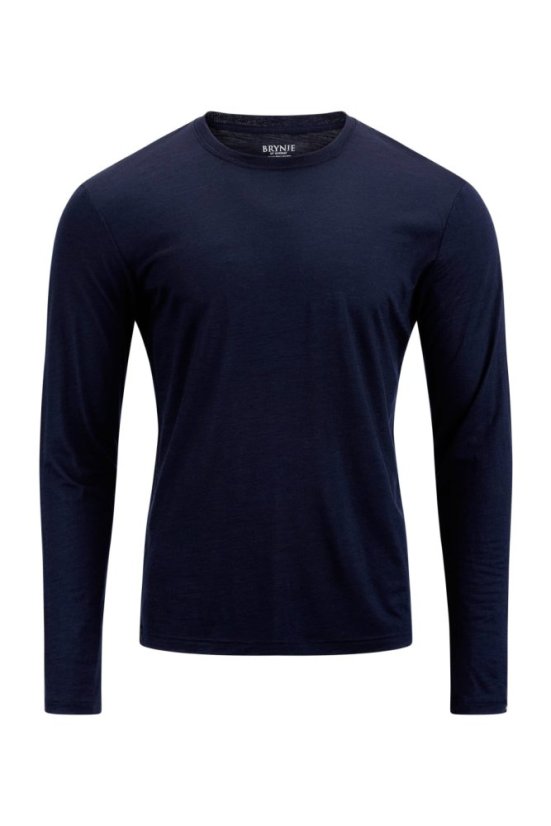 Classic Wool Light Shirt Navy