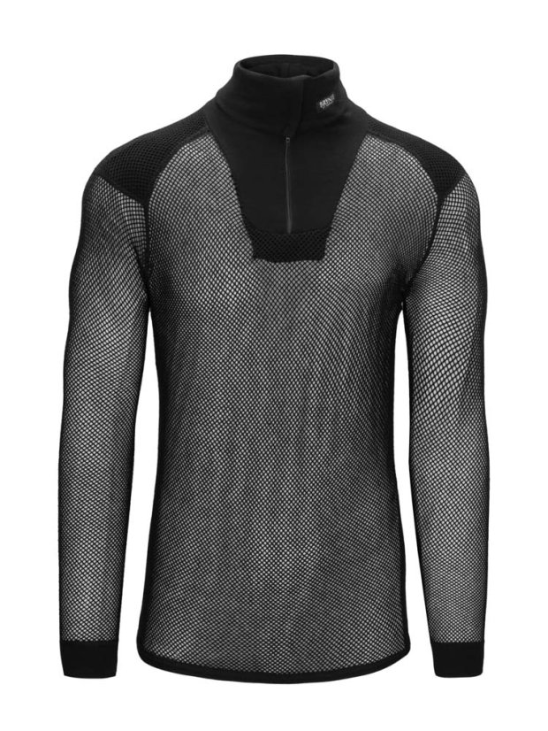 Super Thermo ZIP Polo Black