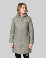 Women Down Coat Green Dust