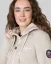  Fleece Jacket Knit Melange Women beige